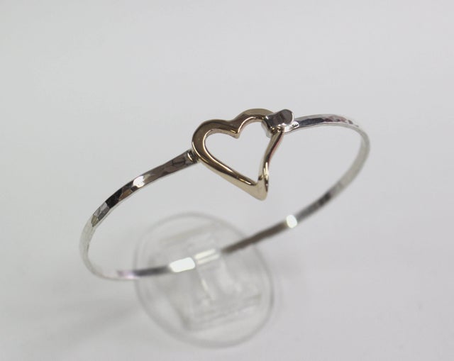 Little silver hotsell shop button bracelet